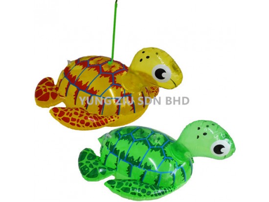 (1PCS)INFLATABLE TORTOISE TOYS WITH LIGHT